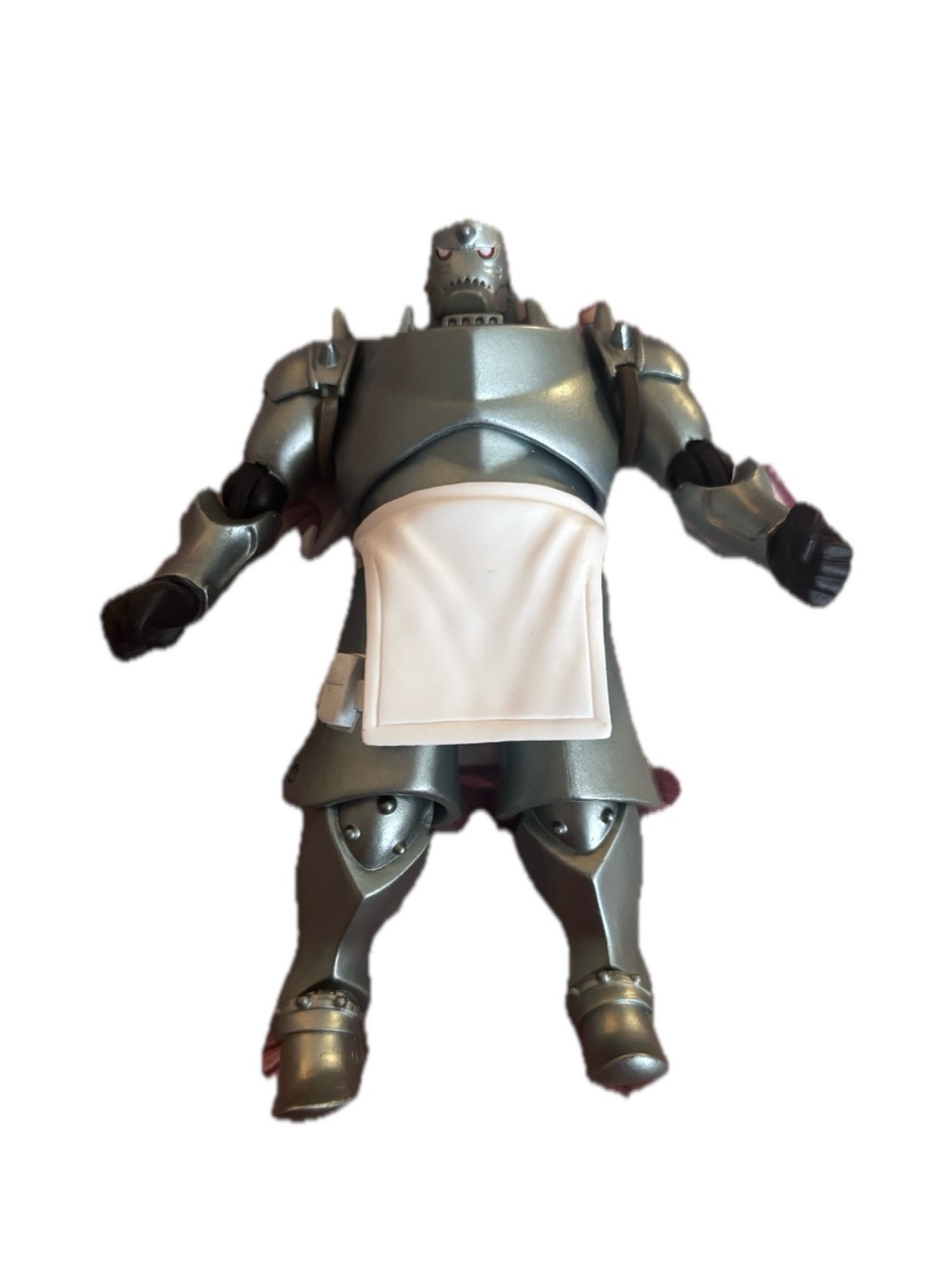 Silver Armored Action Figure with White Apron